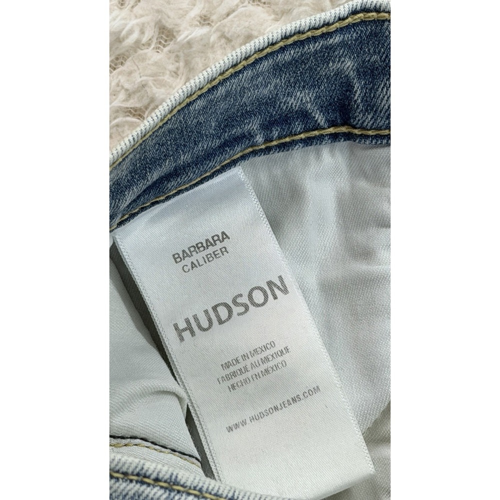 NWT Hudson Barbara High-Rise Bootcut Jean w/ Slit Hem Color caliber $195 Size 32 - Picture 6 of 10